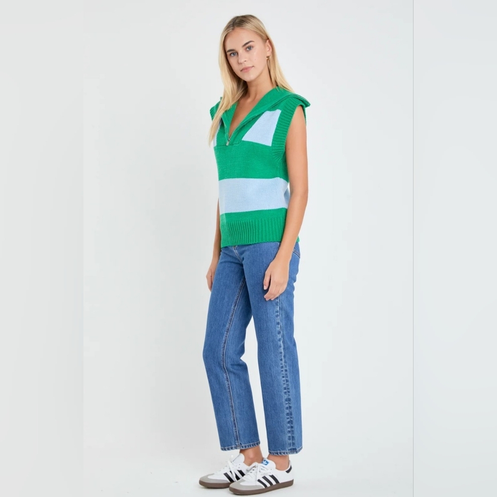 English Factory Sweater Polo Vest - Picture 2 of 7